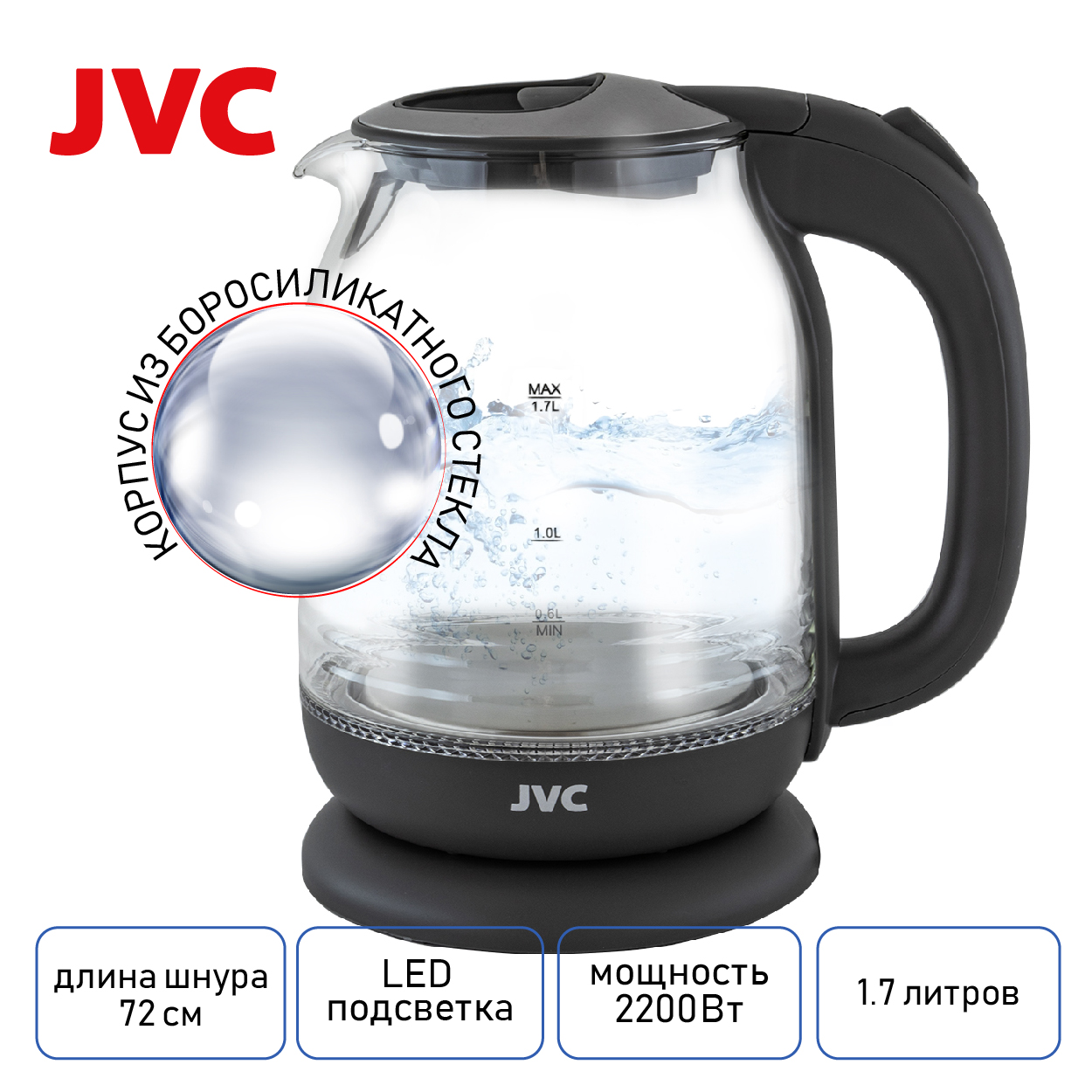 JVC JK-KE1510 grey